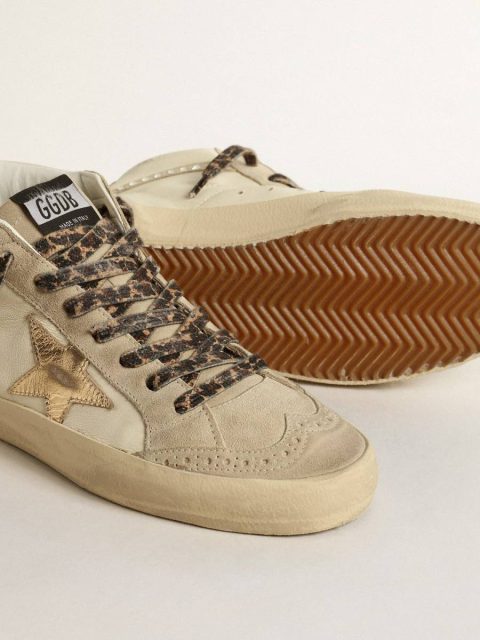 Mid Star Golden Goose Women Mid Star With Metallic Leather Star And Swarovski Crystal Flash - Image 3