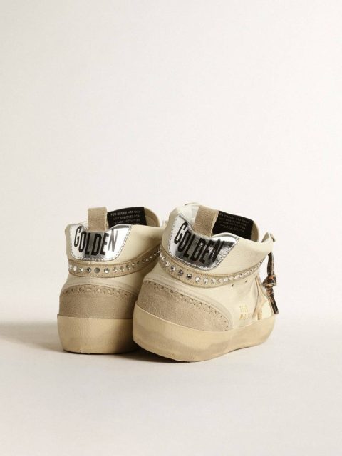 Mid Star Golden Goose Women Mid Star With Metallic Leather Star And Swarovski Crystal Flash - Image 4