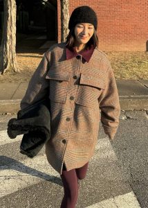 Multi Women Outerwear Selworth Plaid Wool Jacket - Multicolor The Frankie Shop - Image 3