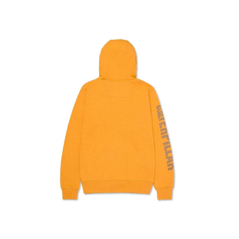 Mustard Yellow Heather Women's Trademark Banner Pull Over Hoodie Tops & Outerwear Women Cat - Image 3