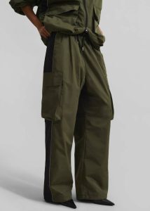 Navan Cargo Pants - Khaki Green Women The Frankie Shop Bottoms - Image 2