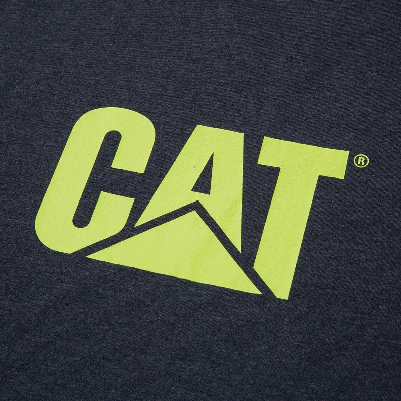 Navy Heather Men's Trademark Tee Cat Men Tops & Outerwear - Image 3