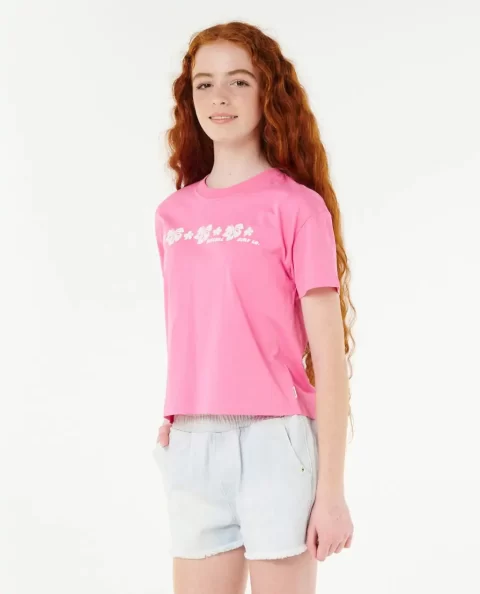 Neon Isles Crop Tee Tops & Tees Kids Rip Curl - Image 2
