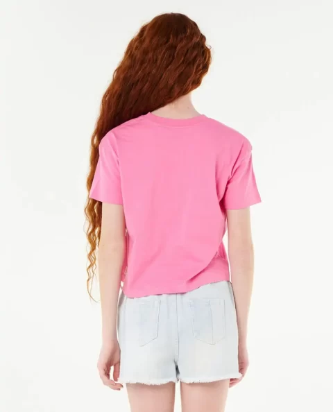Neon Isles Crop Tee Tops & Tees Kids Rip Curl - Image 3