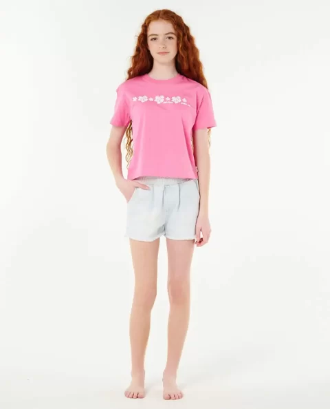 Neon Isles Crop Tee Tops & Tees Kids Rip Curl - Image 4