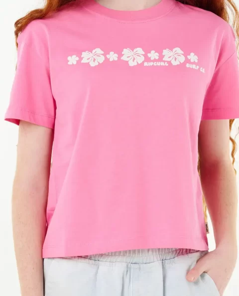Neon Isles Crop Tee Tops & Tees Kids Rip Curl - Image 5
