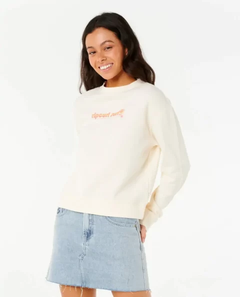 Neon Isles Relaxed Crew Hoodies & Fleece Women Rip Curl - Image 2