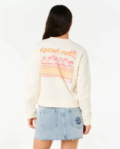 Neon Isles Relaxed Crew Hoodies & Fleece Women Rip Curl - Image 3