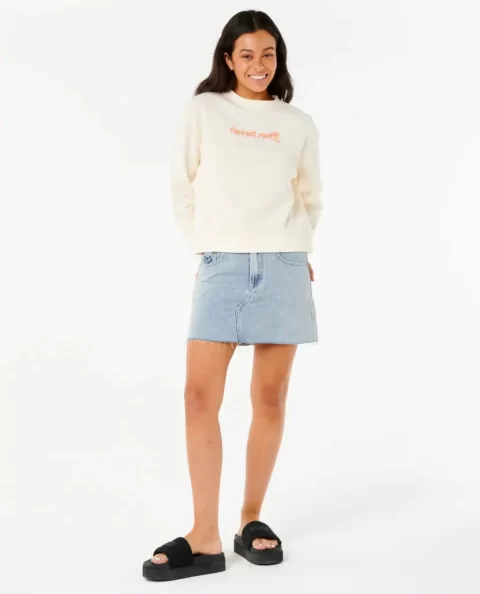 Neon Isles Relaxed Crew Hoodies & Fleece Women Rip Curl - Image 4