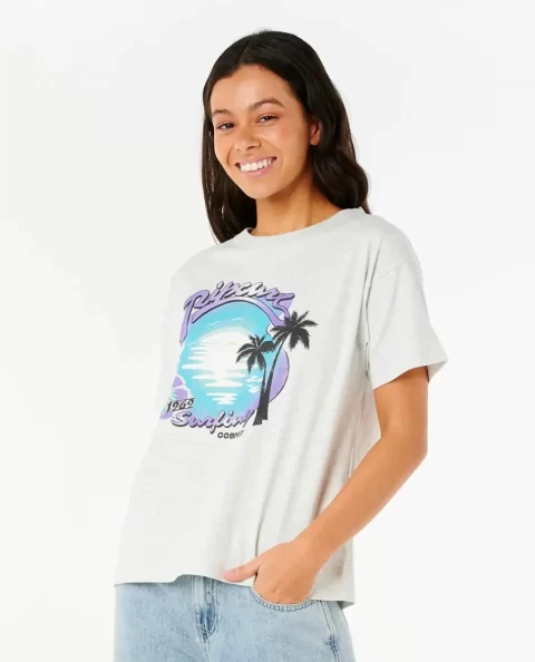 Neon Isles Relaxed Tee Women Rip Curl Tees & Tanks - Image 3