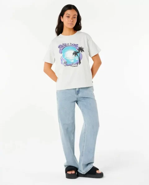 Neon Isles Relaxed Tee Women Rip Curl Tees & Tanks - Image 4