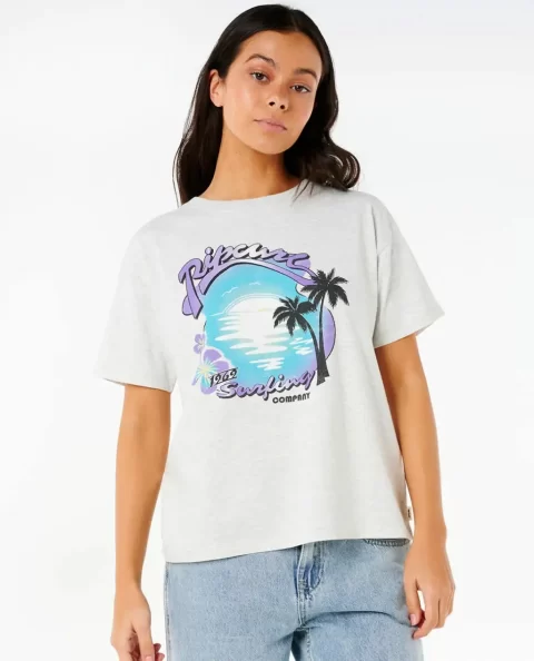 Neon Isles Relaxed Tee Women Rip Curl Tees & Tanks