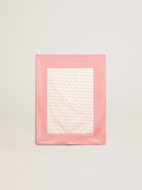 Newborns Kids Golden Goose White Baby Gift Set In White With Pink Trim And Star - Image 5