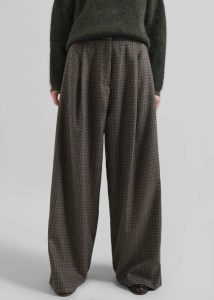 Novers Plaid Trousers - Multicolor Bottoms Multi The Frankie Shop Women - Image 2