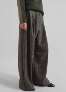 Novers Plaid Trousers - Multicolor Bottoms Multi The Frankie Shop Women - Image 4