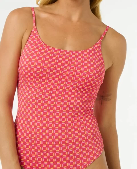 One Pieces Rip Curl Women Shell Cove Cheeky One Piece - Image 5