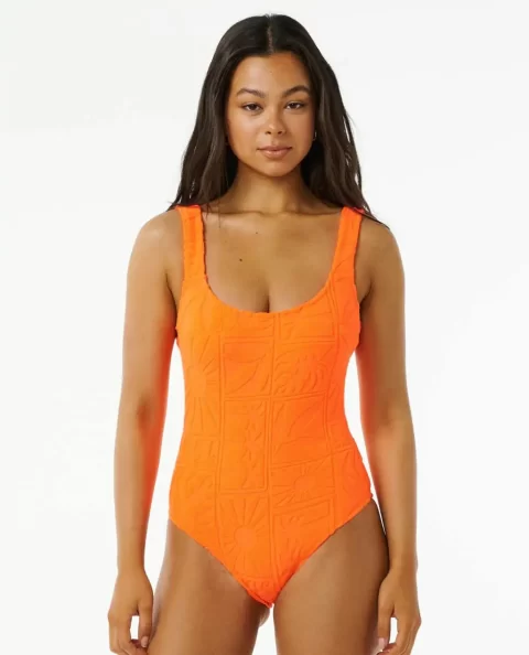 One Pieces Santorini Terry One Piece Women Rip Curl