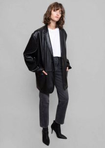 Outerwear Black The Frankie Shop Men Olympia Blazer - Black - Image 3