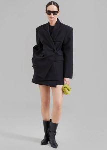 Outerwear Black The Frankie Shop Women Paige Blazer - Black - Image 2