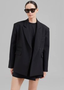 Outerwear Black The Frankie Shop Women Paige Blazer - Black - Image 5