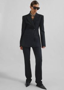 Outerwear Black Women Morrison Crossover Blazer - Black The Frankie Shop - Image 3