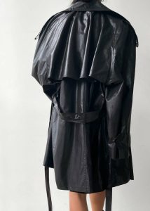 Outerwear Black Women The Frankie Shop Manila Oversized Trench - Black - Image 5