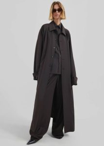 Outerwear Brown Shay Trench Coat - Brown The Frankie Shop Men