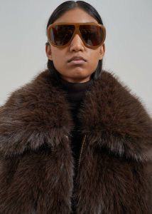 Outerwear Brown Women The Frankie Shop Hope Faux Fur Jacket - Brown - Image 2