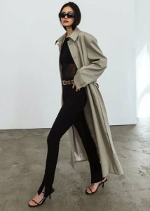 Outerwear Indore Long Coat - Beige Beige Women The Frankie Shop