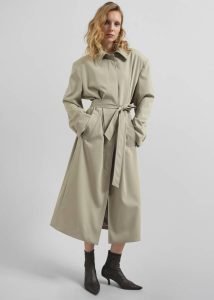 Outerwear Indore Long Coat - Beige Beige Women The Frankie Shop - Image 3
