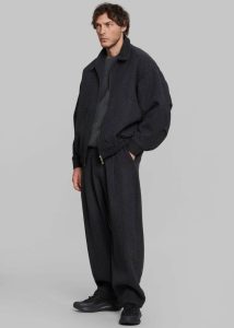 Outerwear Men Felix Jacket - Charcoal The Frankie Shop Grey - Image 2