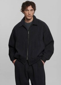 Outerwear Men Felix Jacket - Charcoal The Frankie Shop Grey