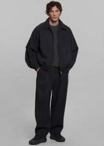Outerwear Men Felix Jacket - Charcoal The Frankie Shop Grey - Image 4