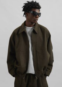Outerwear Men The Frankie Shop Felix Jacket - Dark Olive Green