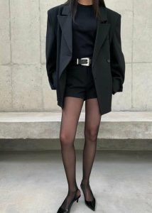 Outerwear Pia Boxy Blazer - Black The Frankie Shop Women Black - Image 3