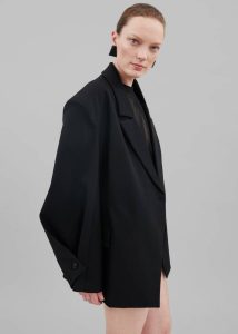 Outerwear Pia Boxy Blazer - Black The Frankie Shop Women Black - Image 4