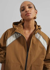 Outerwear The Frankie Shop Brown Women Navan Windbreaker Cargo Jacket - Brown
