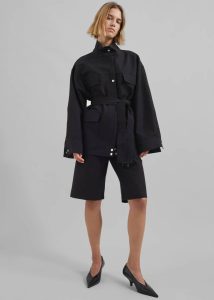 Outerwear The Frankie Shop Cairo Safari Jacket - Black Black Women - Image 5