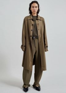 Outerwear The Frankie Shop Men Brown Aldrin Oversized Coat - Camel