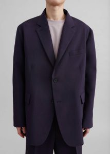 Outerwear The Frankie Shop Purple Men Beo Blazer - Purple - Image 2