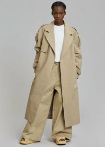 Outerwear The Frankie Shop Rhodes Trench Coat - Natural Women Beige