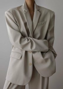 Outerwear The Frankie Shop Tansy Oversized Blazer - Beige Beige Women