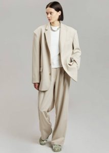 Outerwear The Frankie Shop Tansy Oversized Blazer - Beige Beige Women - Image 3