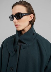 Outerwear Winifred Coat - Deep Teal Green The Frankie Shop Women - Image 4