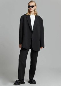 Outerwear Women The Frankie Shop Black Bea Blazer - Black