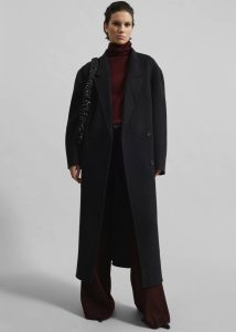 Outerwear Women Veonce Oversized Wool Coat - Black Black The Frankie Shop - Image 4