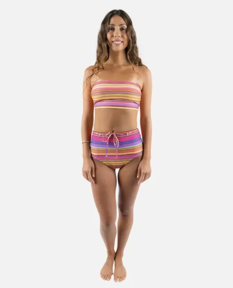 Palapa Hi Waist Cheeky Bikini Bottom Bikini Bottoms Rip Curl Women - Image 4
