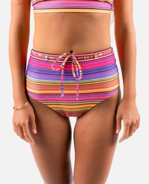 Palapa Hi Waist Cheeky Bikini Bottom Bikini Bottoms Rip Curl Women