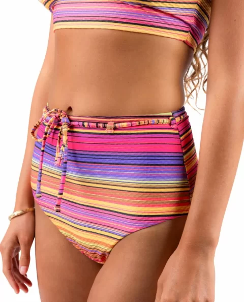Palapa Hi Waist Cheeky Bikini Bottom Bikini Bottoms Rip Curl Women - Image 5