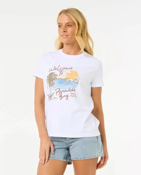 Paradise Bay Standard Tee Tees & Tanks Women Rip Curl - Image 2